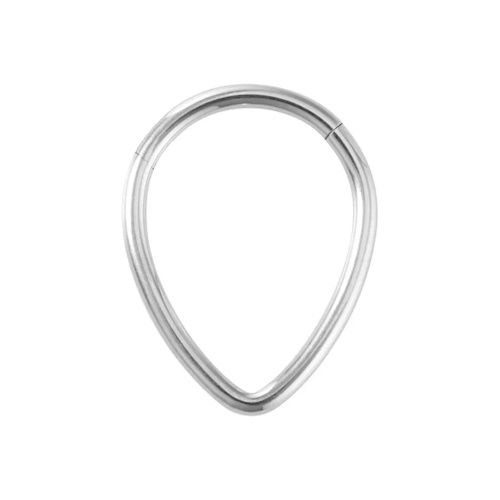 Piercing Segment Articulado Oval Orelha Aço Cirúrgico 316L